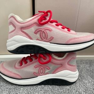 Chanel Mesh Lycra Sneakers - Size 39.5 / 9.5 - Worn Once!
